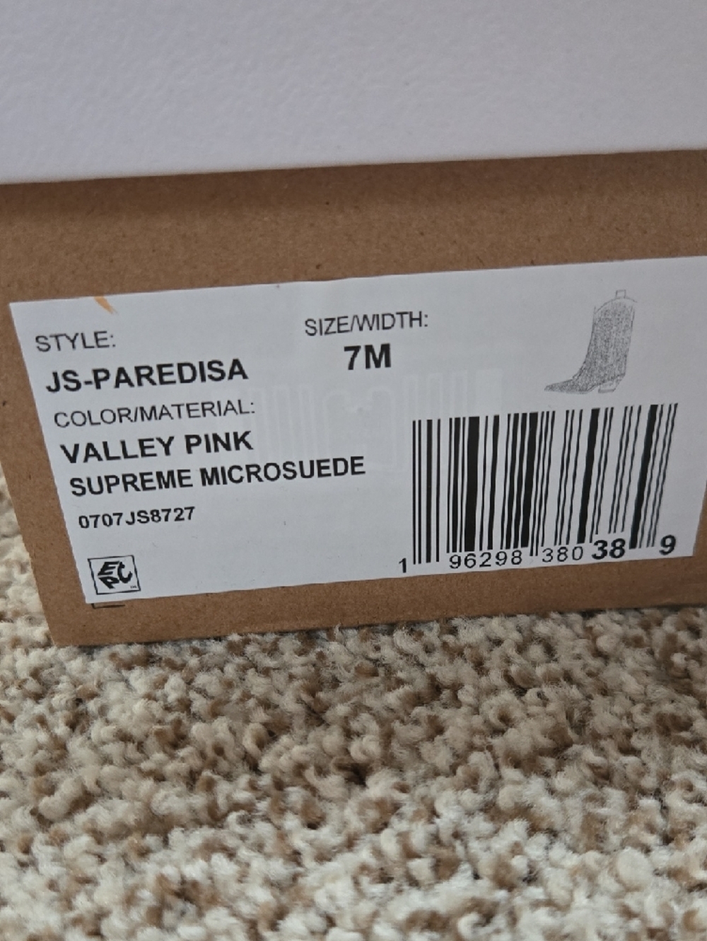 Jessica Simpson Neon Pink Fringe Rhinestone Ankle Boot - Picture 5 of 6